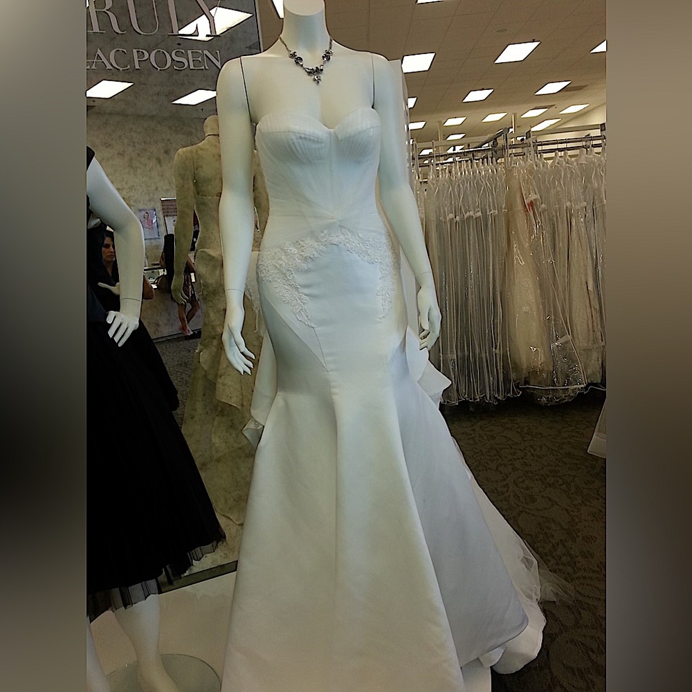 Zack Posen bridal dress, size 4, true to size
